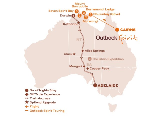 The Ghan - Rail Journeys & Expeditions | 2026-2027 Seasons