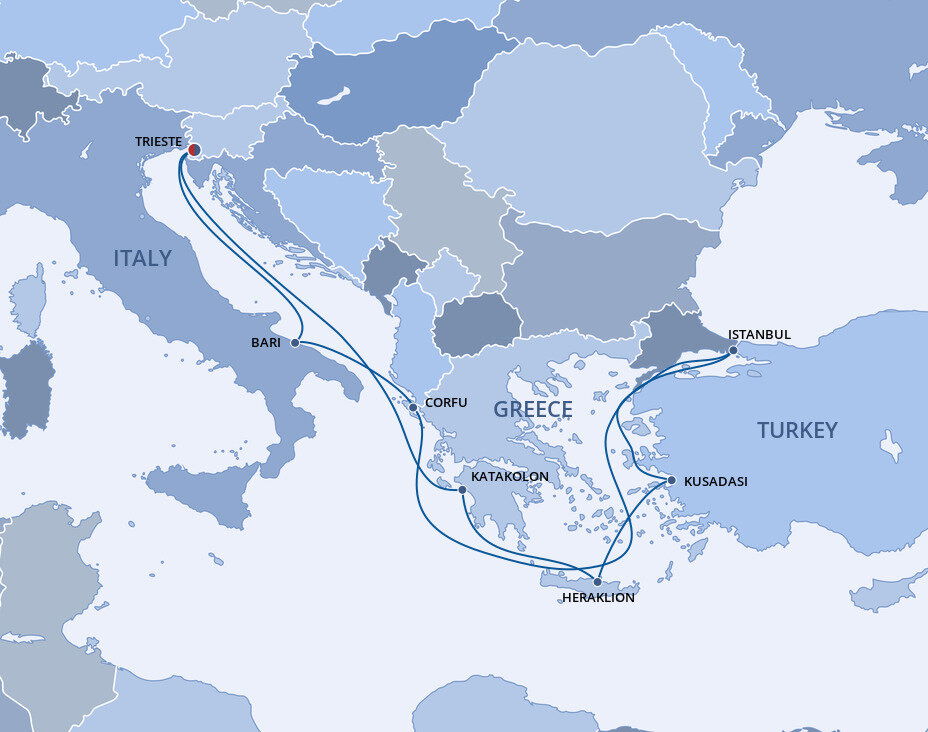 Msc Routes Mediterranean - MSC Cruises (9 Night Roundtrip cruise from Trieste)