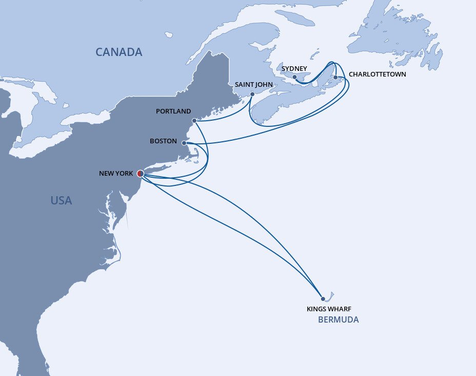 Bermuda, Canada & New England - MSC Cruises (17 Night Roundtrip Cruise ...