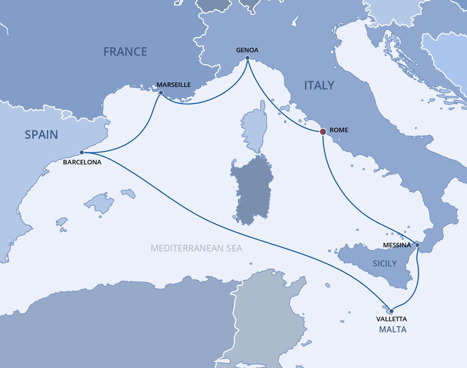 Msc Rome Mediterranean - MSC Cruises (7 Night Roundtrip cruise from Rome)
