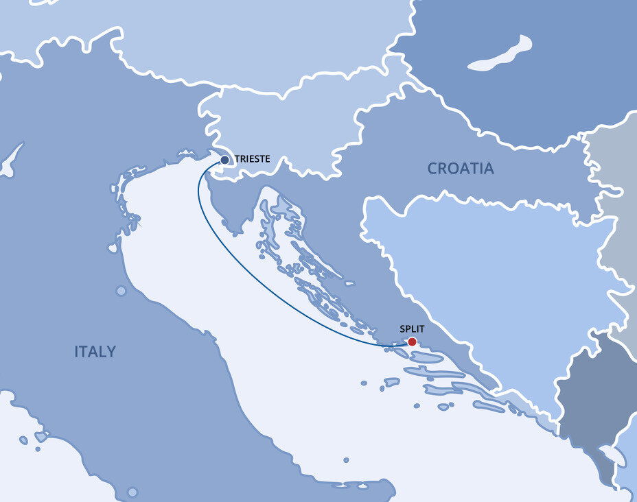Trieste Vs. Split Mediterranean - MSC Cruises (1 Night Cruise from Trieste to Split)
