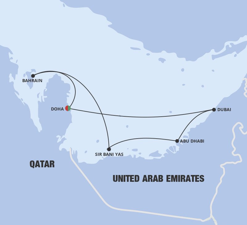 travel from abu dhabi to qatar