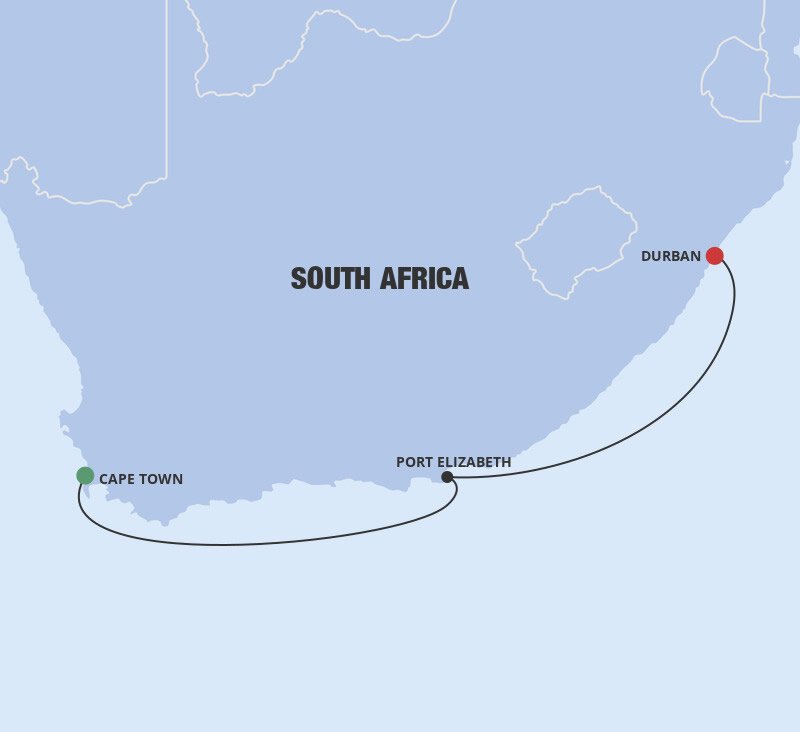 South Africa MSC Cruises (4 Night Cruise from Cape Town to Durban)