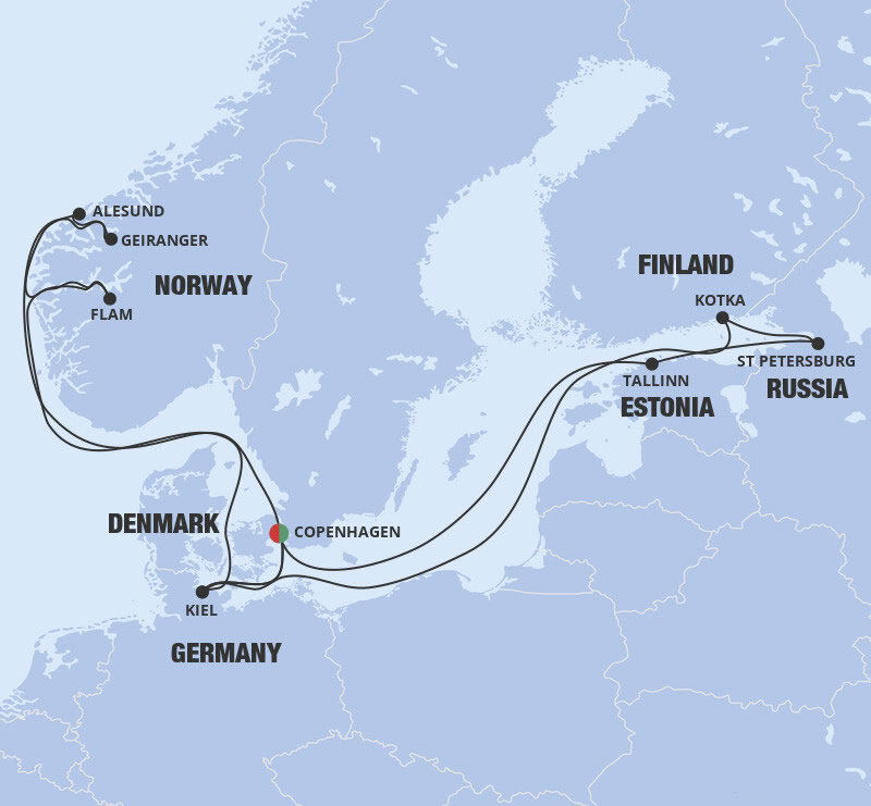 Northern Europe - MSC Cruises (14 Night Roundtrip Cruise from Copenhagen)