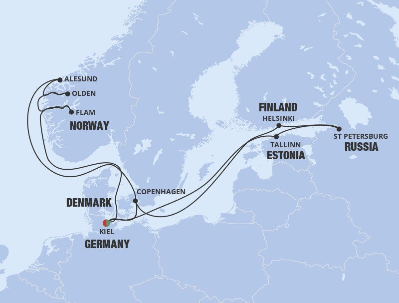 msc cruises northern europe excursions