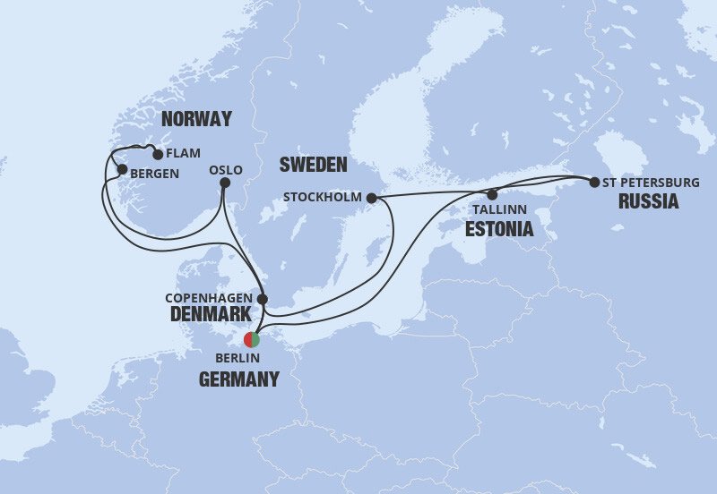 Northern Europe MSC Cruises (14 Night Roundtrip Cruise from Berlin)