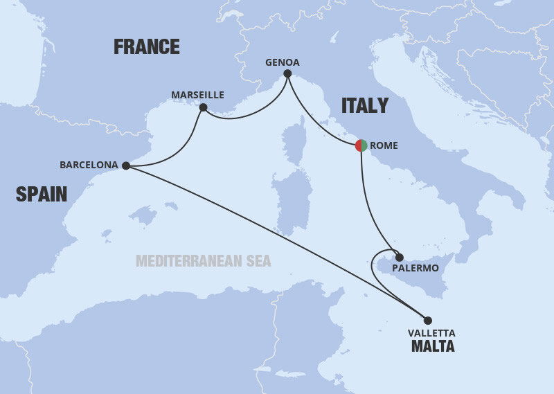 Mediterranean MSC Cruises (7 Night Roundtrip Cruise from Rome)