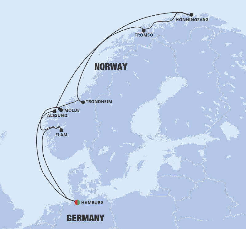 Northern Europe - MSC Cruises (11 Night Roundtrip Cruise from Hamburg)