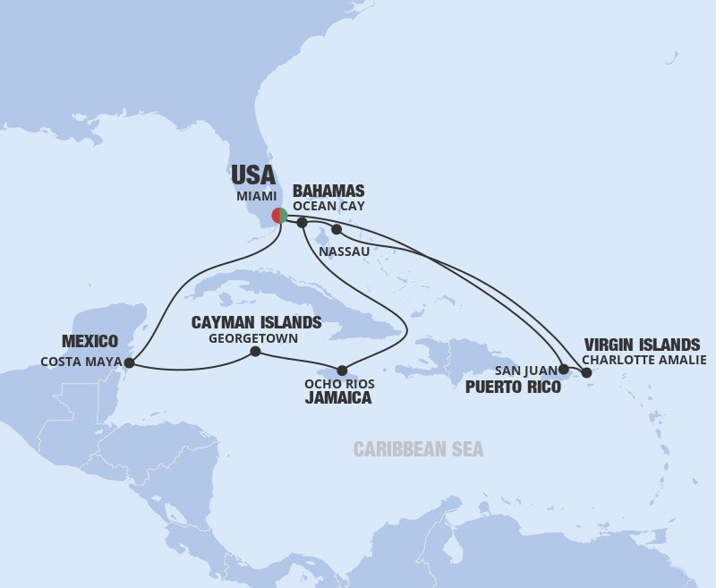 Caribbean & Antilles - MSC Cruises (14 Night Roundtrip Cruise from Miami)