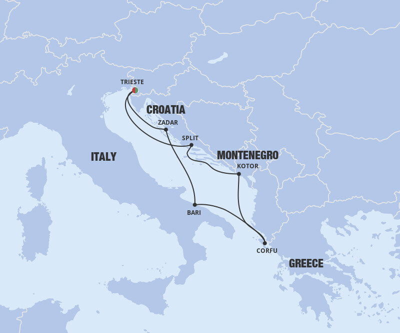 Best of Adriatic - MSC Cruises (7 Night Roundtrip Cruise from Trieste)