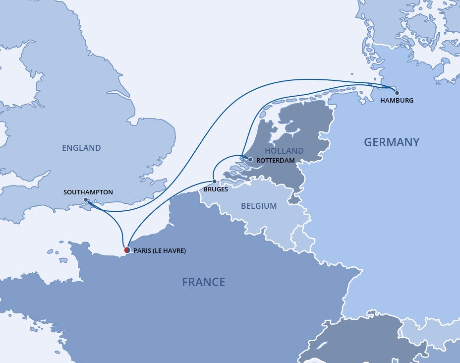 Northern Europe MSC Cruises (7 Night Roundtrip Cruise from Le Havre)