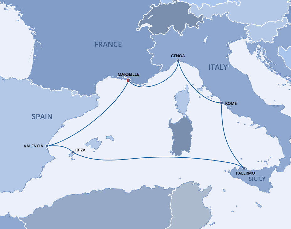Mediterranean MSC Cruises (7 Night Roundtrip Cruise from Marseille)