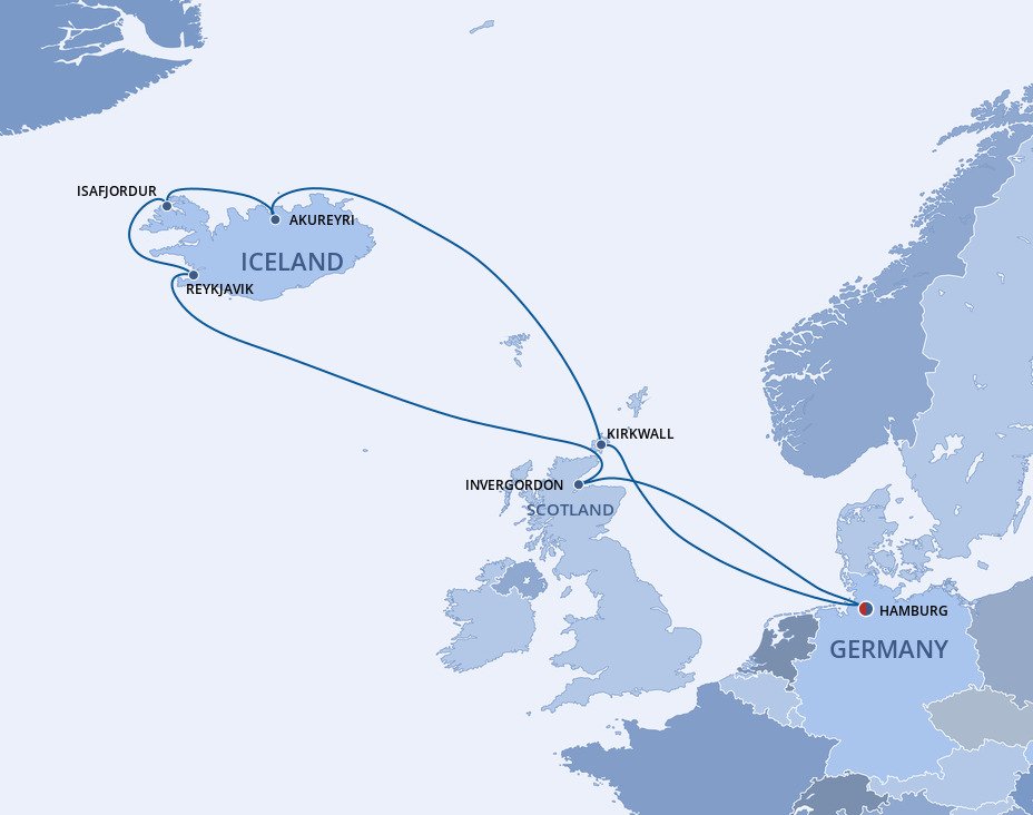 Northern Europe MSC Cruises 11 Night Roundtrip Cruise From Hamburg   70430 