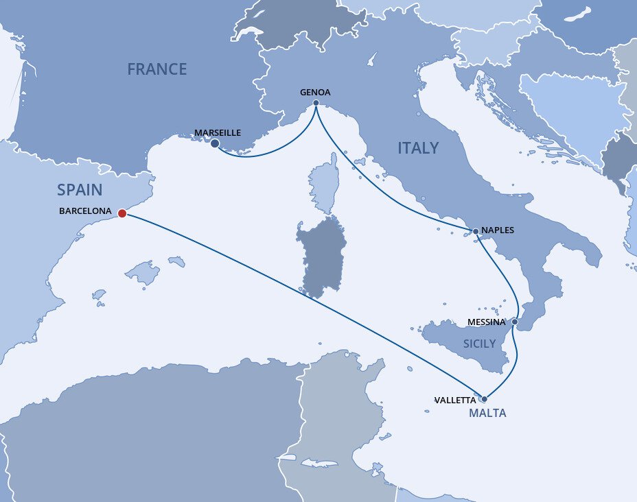 cruise from barcelona to marseille