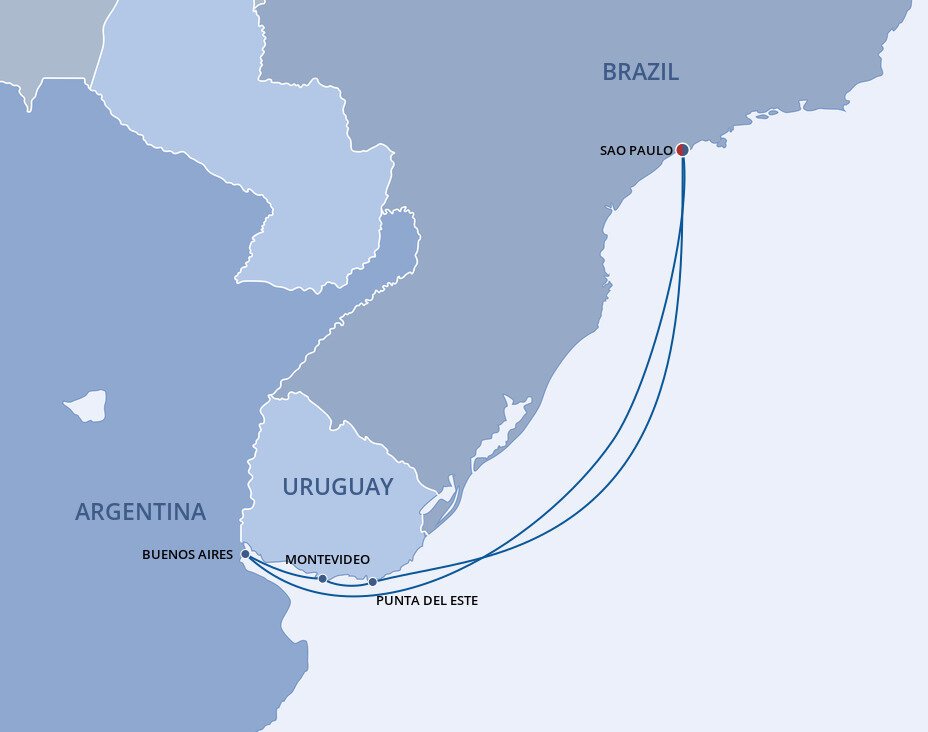 South America MSC Cruises (7 Night Roundtrip Cruise from Sao Paulo) South America MSC Cruises (7 Night Roundtrip Cruise from Sao Paulo)