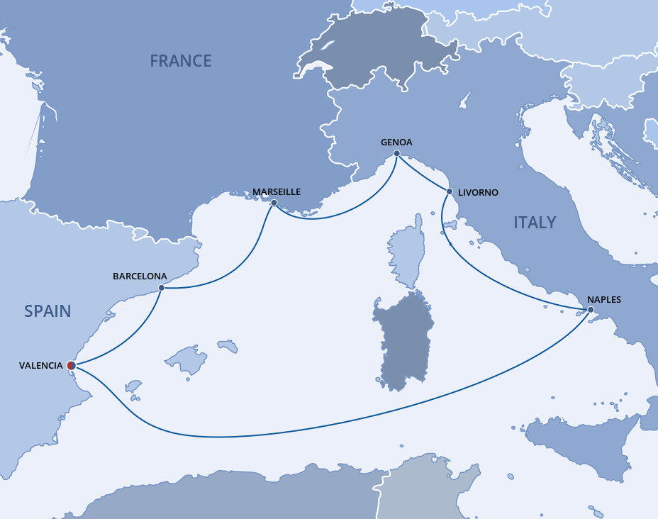 Mediterranean MSC Cruises (7 Night Roundtrip Cruise from Valencia)