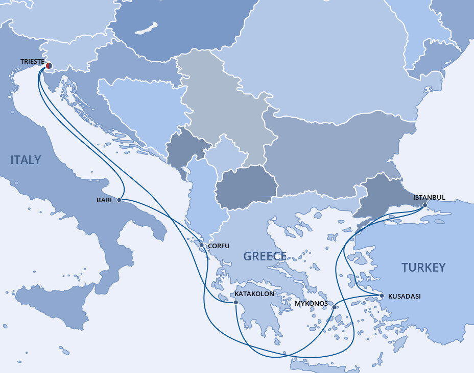 Msc Routing Exploring Greece and the Adriatic - MSC Cruises (9 Night Roundtrip ...