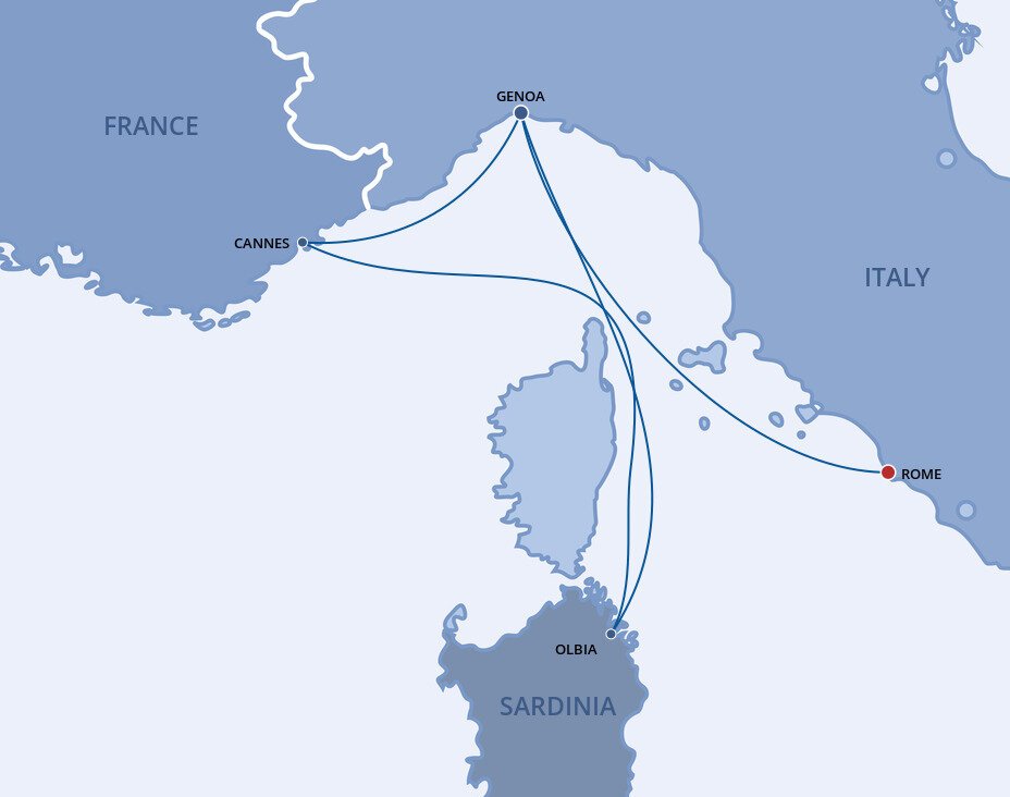 Mediterranean MSC Cruises (5 Night Cruise from Genoa to Rome)