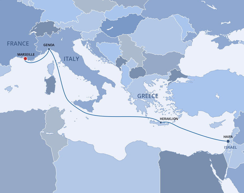 Mediterranean - MSC Cruises (6 Night Cruise from Haifa to Marseille)