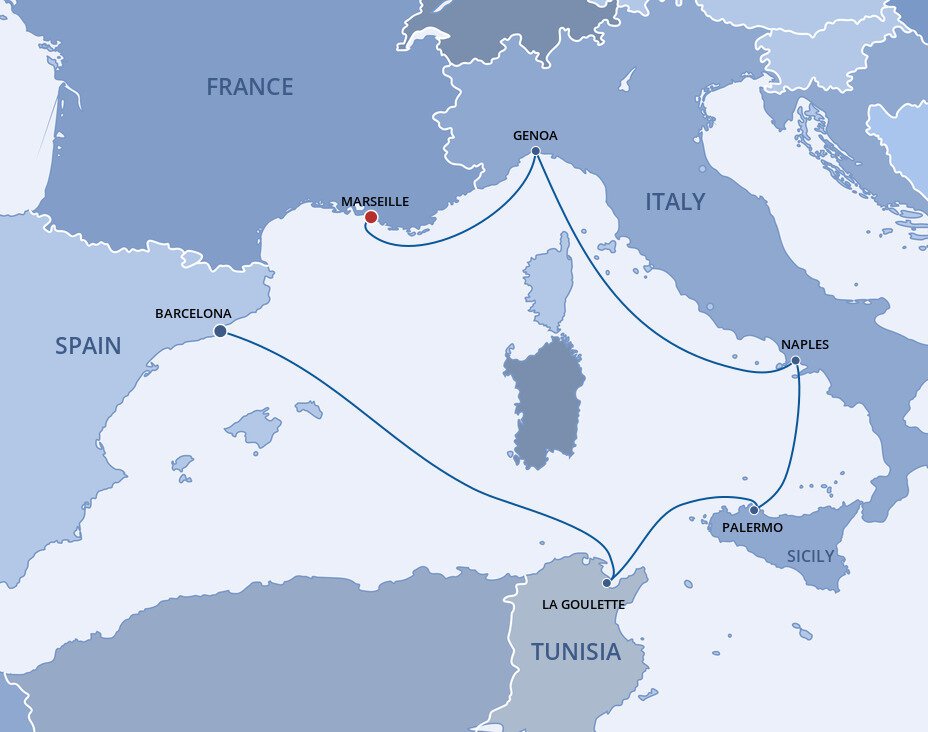 cruise from barcelona to marseille