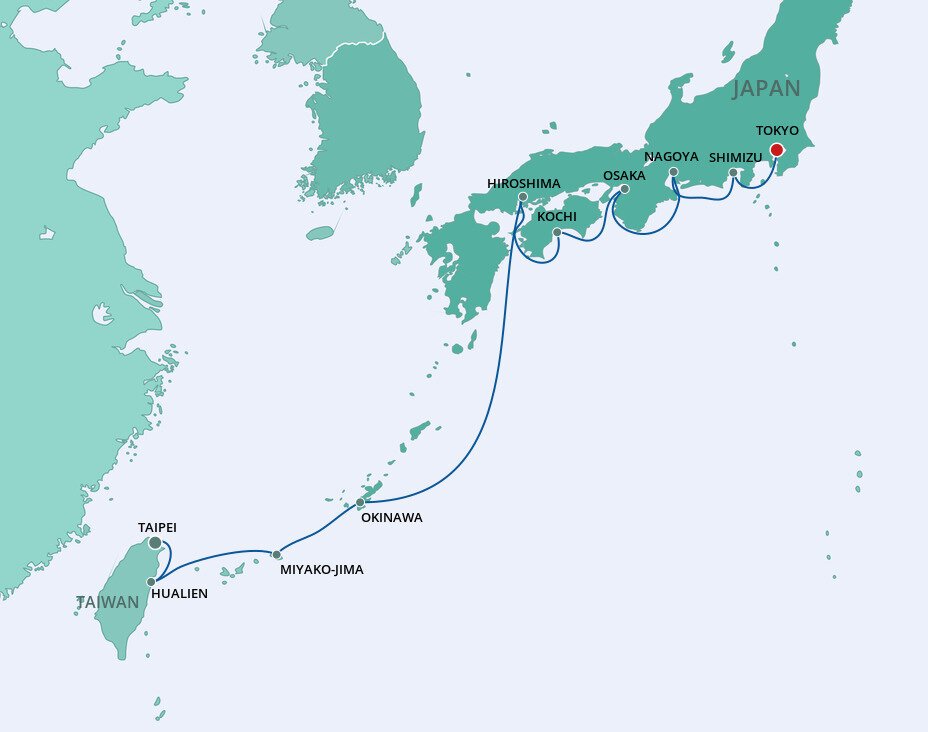 Asia Japan Norwegian Cruise Line (11 Night Cruise from Taipei to Tokyo)