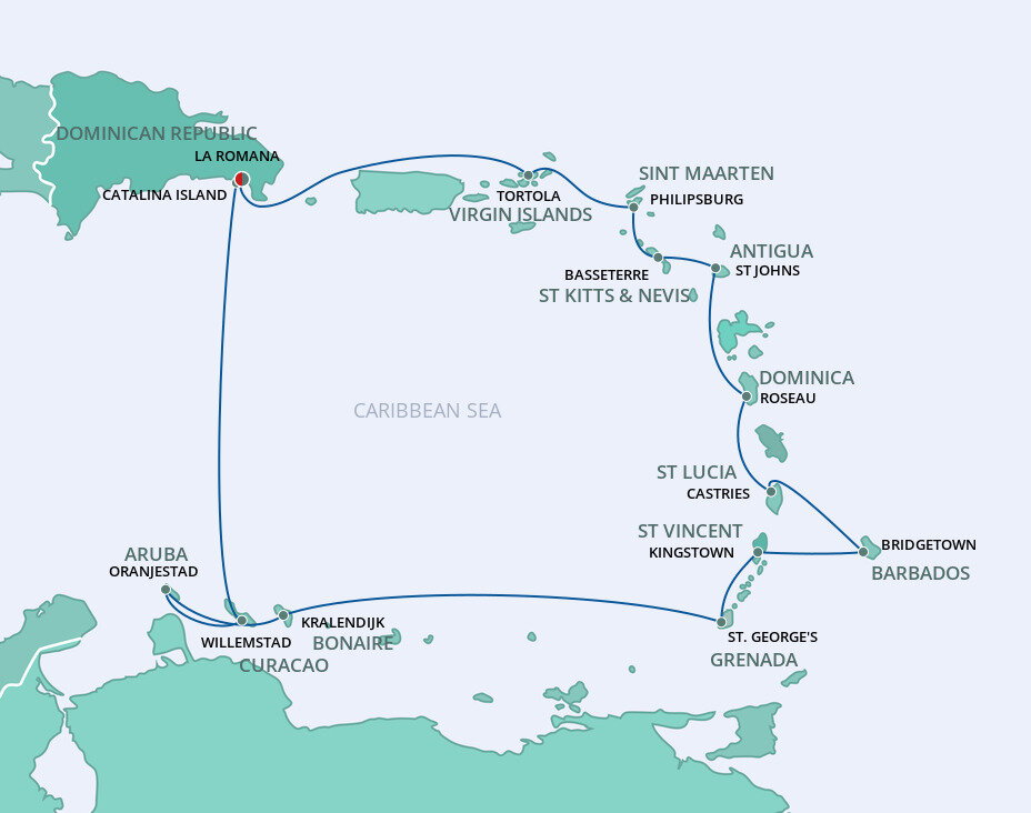 Caribbean - Norwegian Cruise Line (14 Night Roundtrip Cruise from Punta ...