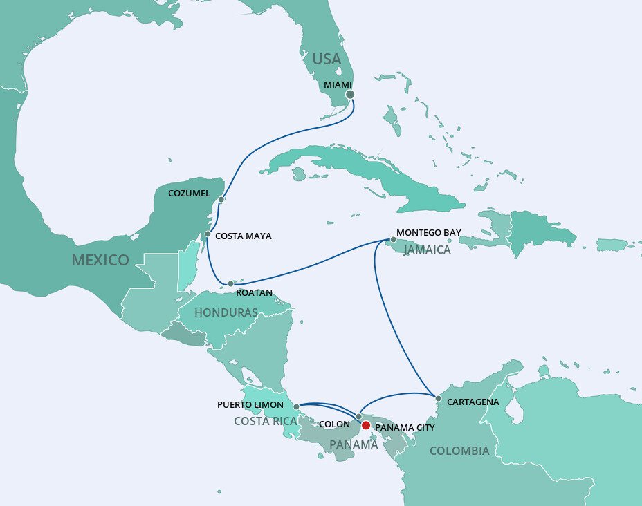 Panama Canal Repositioning Cruise - Norwegian Cruise Line (12 Night ...