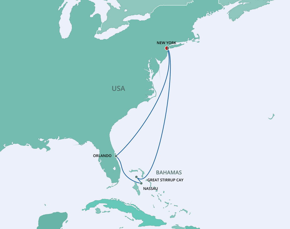 Bahamas New York Norwegian Cruise Line (8 Night Roundtrip Cruise