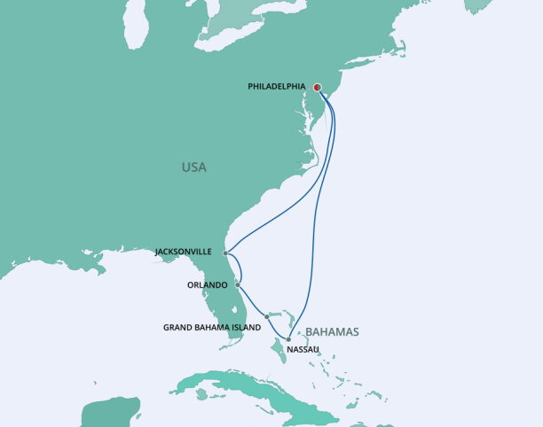Cruises starting in Philadelphia | 2026-2028 | Global Journeys
