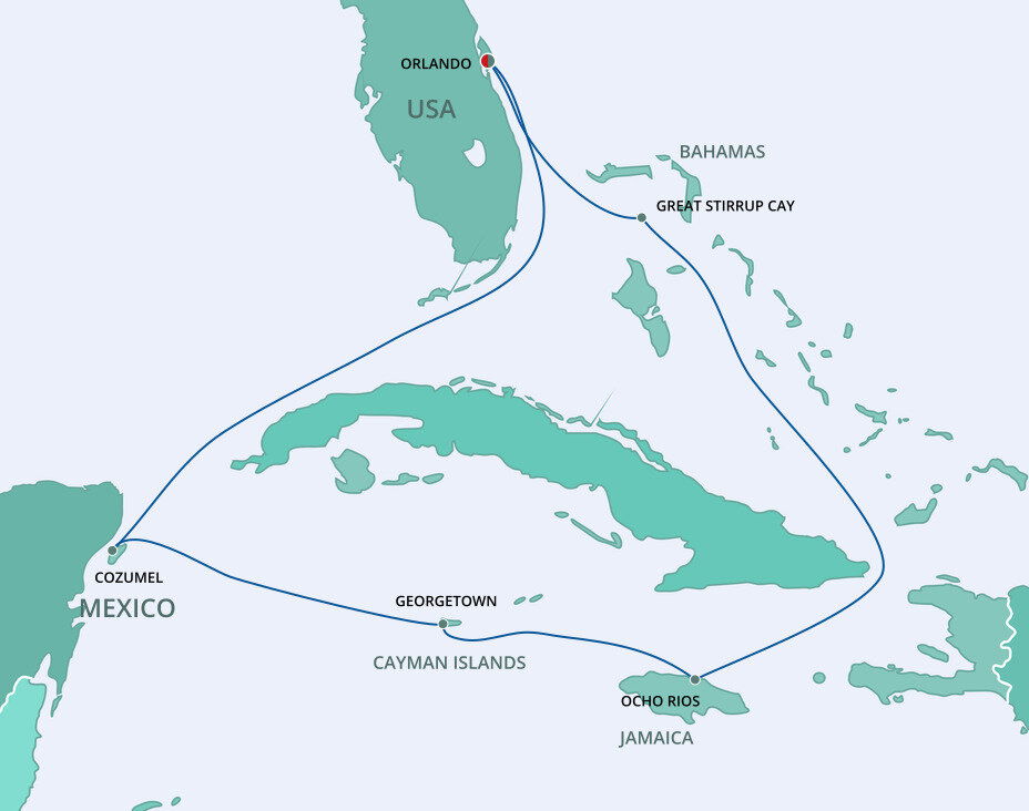 Western Caribbean Port Canaveral Norwegian Cruise Line (7 Night