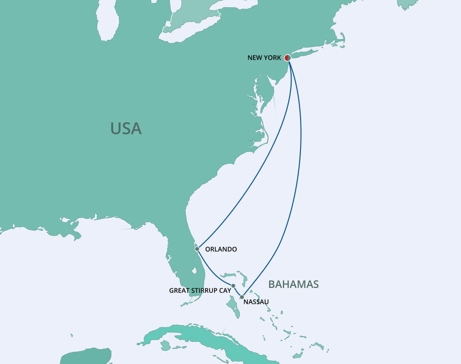 Bahamas New York Norwegian Cruise Line (8 Night Roundtrip Cruise