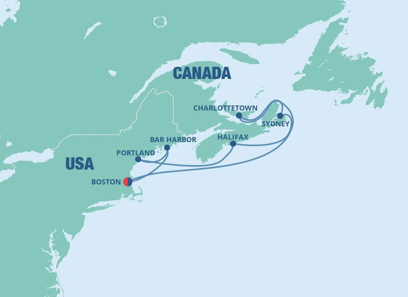 Canada & New England Boston Norwegian Cruise Line (7 Night