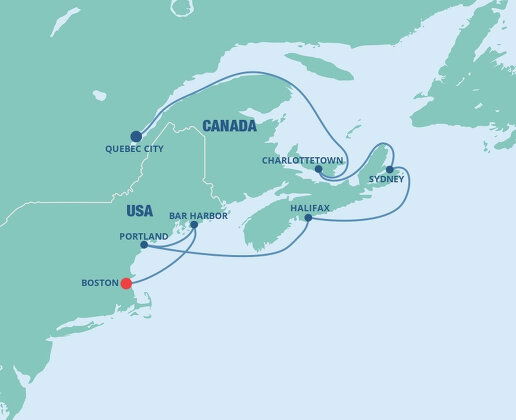 Canada & New England Cruises | Norwegian Cruise Line (NCL) | 13 Cruises