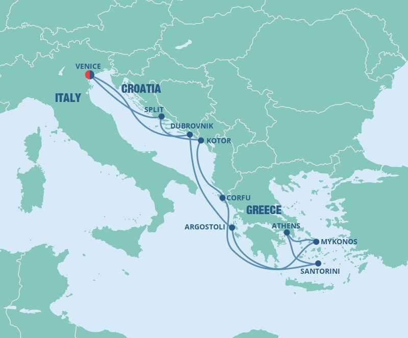 norwegian cruise italy to greece