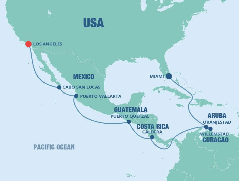 Panama Canal Miami Norwegian Cruise Line 16 Night Cruise From Miami To Los Angeles