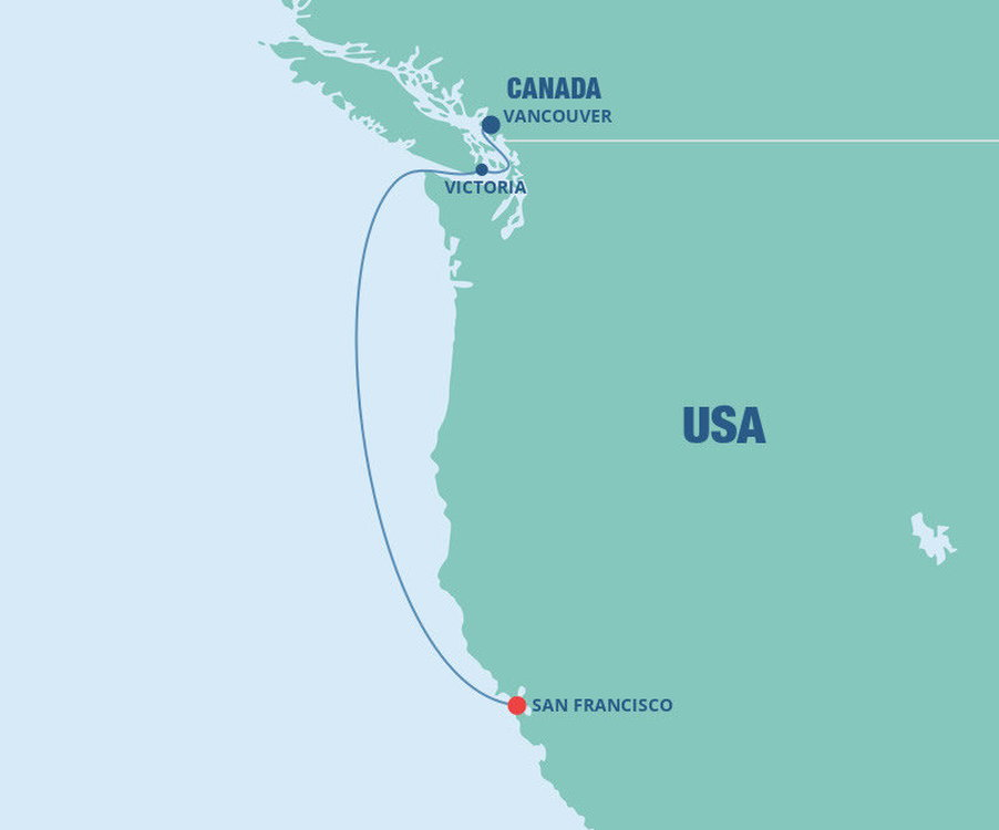 Repositioning Pacific Coastal Norwegian Cruise Line (3 Night Cruise