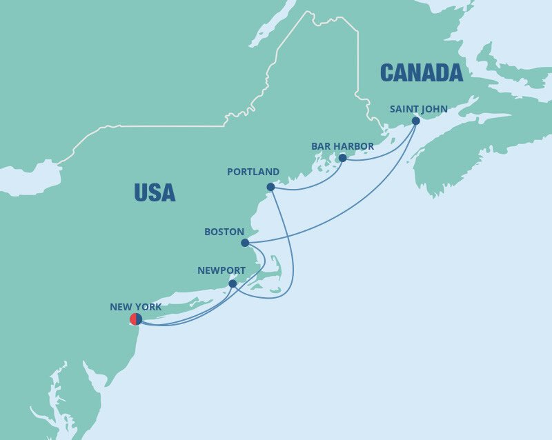 cruise from nyc to canada