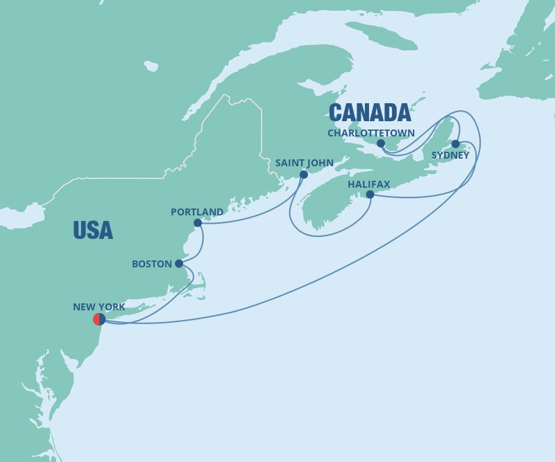 cruise to canada and new york