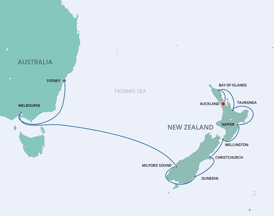 Australia & New Zealand Norwegian Cruise Line (12 Night Cruise from