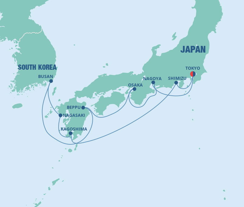 Japan & South Korea - Norwegian Cruise Line (10 Night Roundtrip Cruise ...