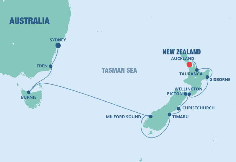 Australia & New Zealand Norwegian Cruise Line (12 Night Cruise from