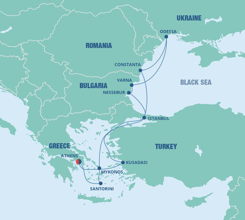 Greek Isles & Eastern Med Norwegian Cruise Line (9 Night Roundtrip