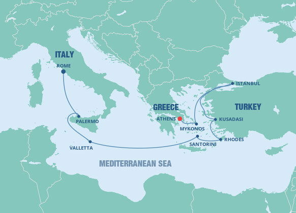 Athens Location Rome Cruises from Rome to Athens | 2021 & 2022 Seasons
