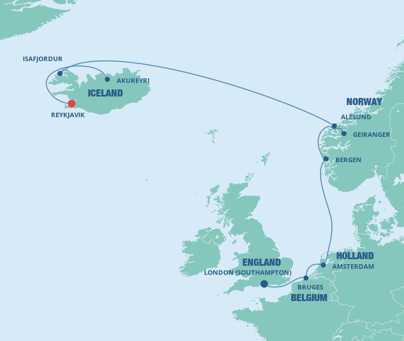 Europe Iceland Norwegian Cruise Line (11 Night Cruise from London