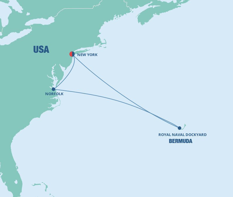 Bermuda New York Norwegian Cruise Line (5 Night Roundtrip Cruise