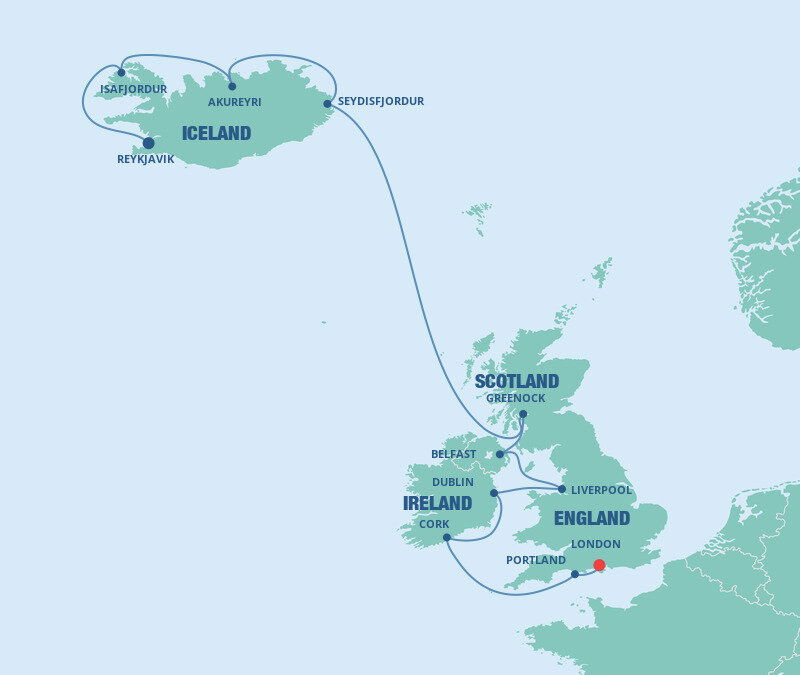 Europe Iceland Norwegian Cruise Line (11 Night Cruise from