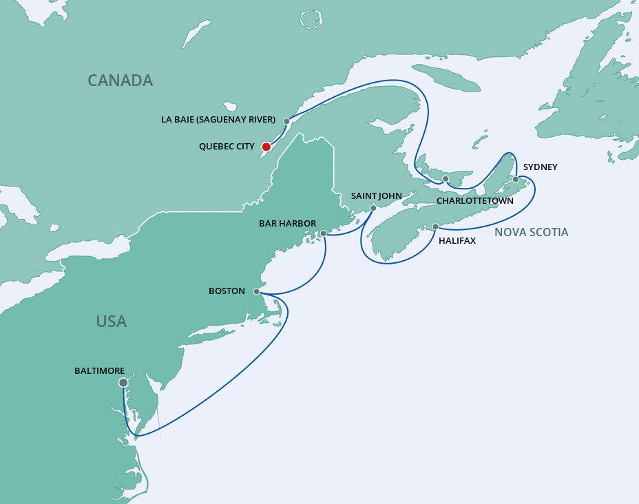 canadian cruises from baltimore