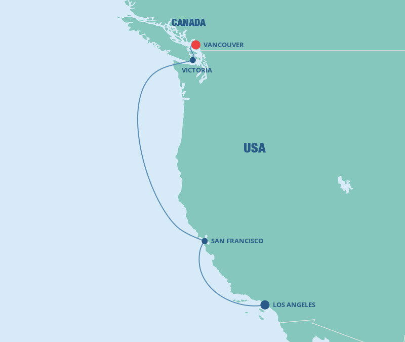 Pacific Coastal Norwegian Cruise Line (5 Night Cruise from Los