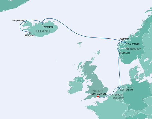 NCL Cruises Starting In Reykjavik - 2024 & 2025 Seasons