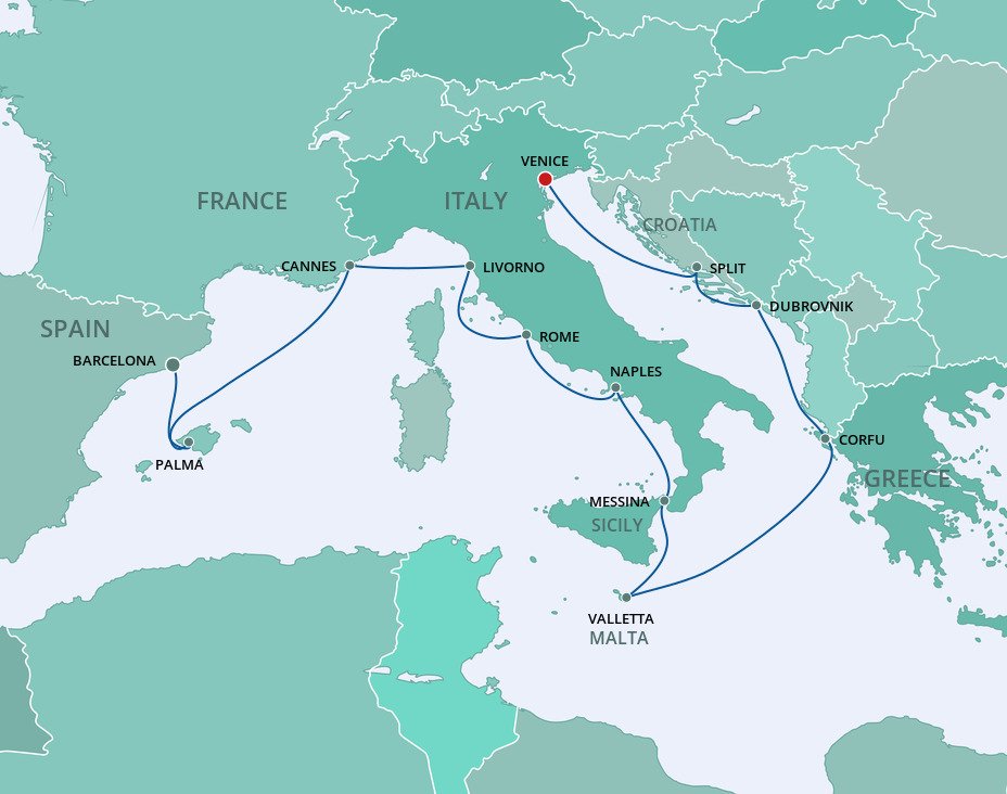 norwegian cruise mediterranean
